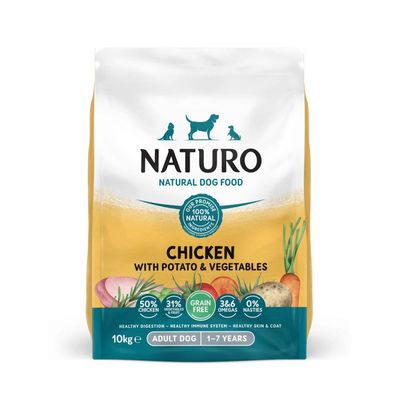 Naturo Adult Grain Free - Chicken with Potato & Vegetables Economy Pack: 2 x 10kg