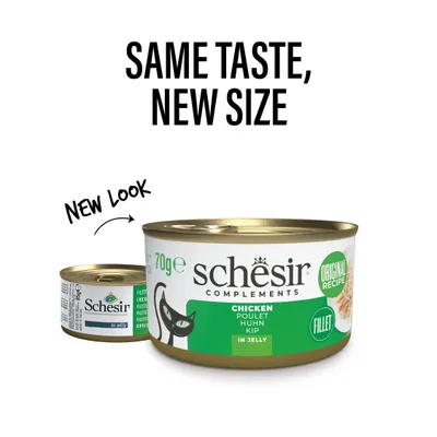 Schesir Complements aszpikban konzerv 24 x 70 g - Tonhal & tengeri fogas