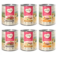 Feringa Classic Meat Menü 6 x 800 g - Mixpaket 2 (Geflügel, Lamm & Kaninchen, Huhn & Forelle)