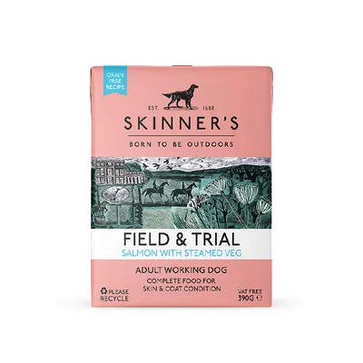 Skinner's Field & Trial Salmon with Steamed Veg - Multibuy: 36 x 390g
