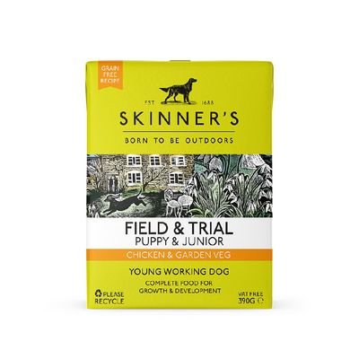 Skinner's Field & Trial Puppy & Junior Chicken & Garden Veg 18 x 390g
