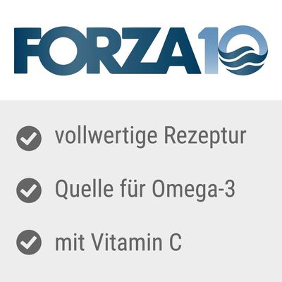 FORZA10. Vollwertige Rezeptur, Quelle für Omega-3, mit Vitamin C.