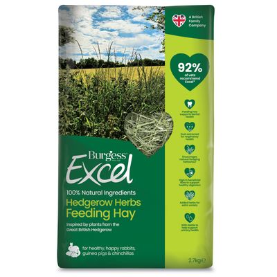 Burgess Excel Hedgerow Herbs Feeding Hay 2.7kg