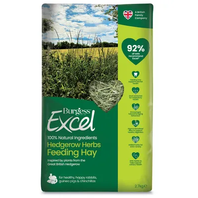 Burgess Excel Hedgerow Herbs Feeding Hay - 2.7kg Burgess Excel Hedgerow Herbs Feeding Hay - 2.7kg