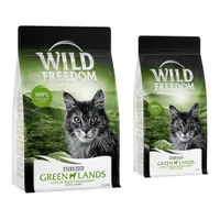 6,5 kg + 2 kg ingyen! 8, 5 kg Wild Freedom Adult gabonamentes - "Green Lands" Sterilised bárány