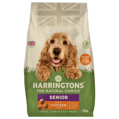 Harringtons Complete Senior Dog - Rich in Chicken & Rice - 12kg Harringtons Complete Senior Dog - Rich in Chicken & Rice - 12kg