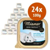 Miamor Pasto Delicato 24 x 100 g - Pacco misto Pollame