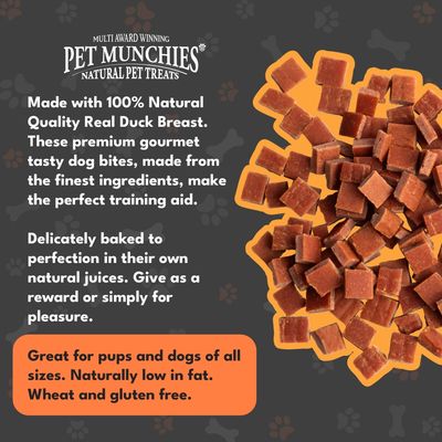Pet Munchies Training Treats - Multibuy: Duck (8 x 50g)