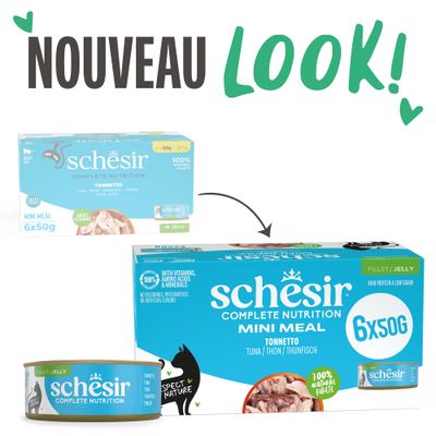 Schesir Complete Nutrition Filet en bouillon 6 x 50 g en boîtes