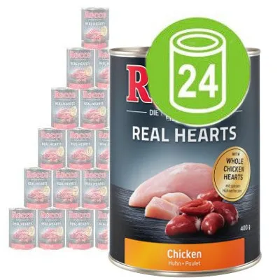 Økonomipakke: Rocco Real Hearts 24 x 400 g