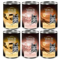 Wild Freedom Kitten, 12 x 400 g - Pakiet mieszany: 4 x Great Desert, 4 x Wide Country, 4 x Golden Valley