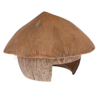 Maisonnette TIAKI Noix de coco pour hamster et souris - environ 16 cm de diamètre x H 13 cm
