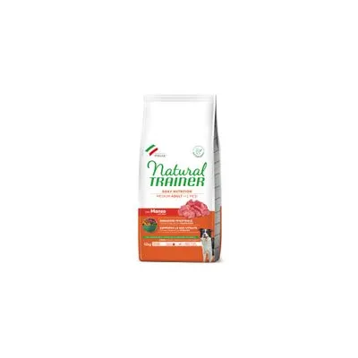 Natural Trainer Volwassen Medium met rundvlees - Dubbelpak: 2 x 12 kg