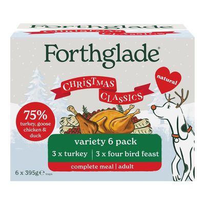 Forthglade Complete Meal Grain-Free Adult Dog - Christmas Classics 6 x 395g