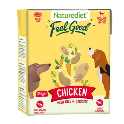 Naturediet Feel Good Adult - Chicken - 18 x 390g Naturediet Feel Good Adult - Chicken - 18 x 390g