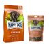 Happy Dog Kombi-Paket:  Supreme Sensible 10 / 12,5 kg + 5 x 100 g Soft Snack Sensible Toscana 12,5 kg + Toscana 5 x 100 g