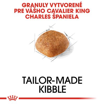 Granuly vytvorené pre vášho Cavalier King Charles španiela. Tailor-made kibble.