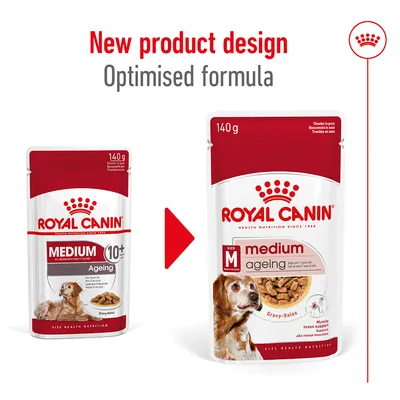 Royal Canin Medium Ageing в соусе - 10 x 140 г