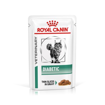 Royal Canin Veterinary Diabetic en sauce pour chat 12 x 85 g