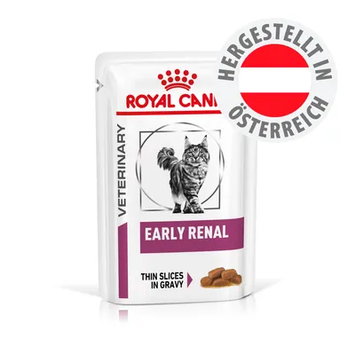 Royal Canin Veterinary Early Renal Thin Slices in Gravy, Hergestellt in Österreich