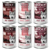 Wolf of Wilderness "Red Meat" 6 x 400 g - Mixpack