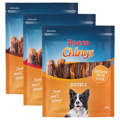 Lot mixte Rocco Chings Double pour chien