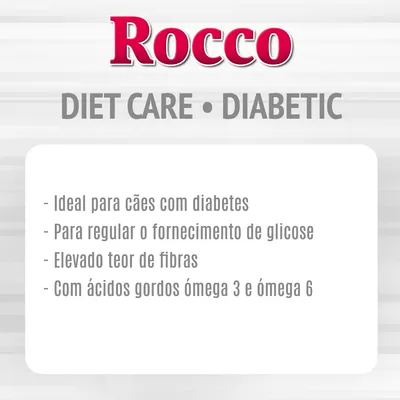 Rocco Diet Care Diabetic Frango, vaca e arroz 400 g  - 6 x 400 g