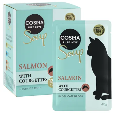 Cosma Soup 12 x 40 g  - Somon cu zucchini