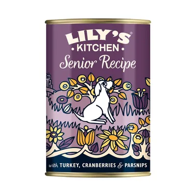 Lily's Kitchen Senior dinde -  lot % : 12 x 400 g