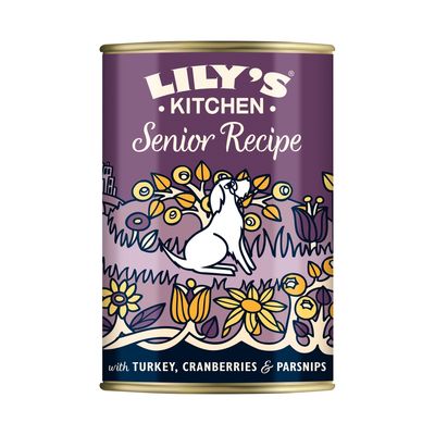 Lily's Kitchen Senior pavo 12 x 400 g - Pack Ahorro