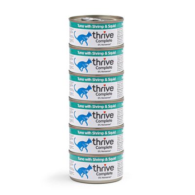 Thrive Complete 6 x 75 g - Tuniak s krevetami a kalamármi
