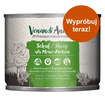 Venandi Animal Premium Katzenfutter Schaf/Sheep als Mono-Protein. Wypróbuj teraz! Natural II Regional ingredients II A lot of meat II Free from grain. Venandi Animal Premium Katzenfutter Schaf/Sheep als Mono-Protein. Wypróbuj teraz! Natural II Regional ingredients II A lot of meat II Free from grain.