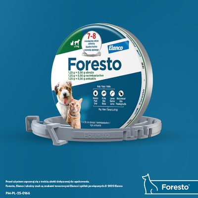 Foresto obroża przeciwko pchłom i kleszczom