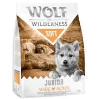 Wolf of Wilderness Junior Soft Wide Acres poulet pour chiot - 1 kg