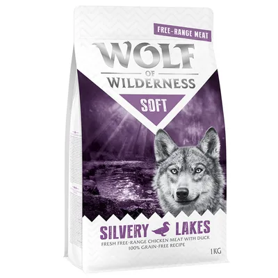 Wolf of Wilderness Soft: Silvery Lakes свободноотглеждани пилета и патица, без зърно - 5 x 1 кг