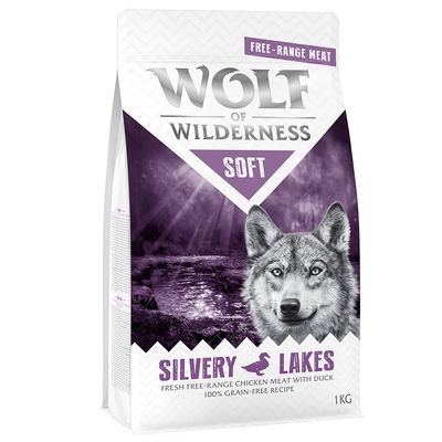 Wolf of Wilderness "Soft - Silvery Lakes" - Freiland-Huhn & Ente 1 kg