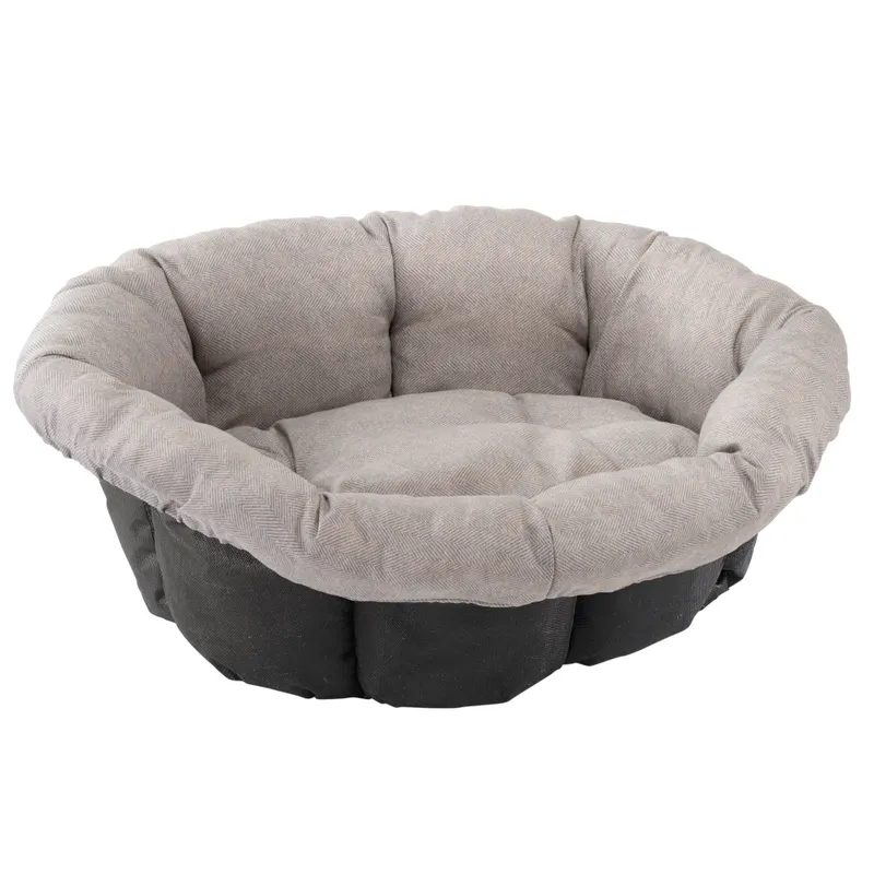 Funda Sofá Tweed beige para la cesta Ferplast Siesta Deluxe (sin cesta) - Talla 8: 85 x 62 x 28,5 cm (L x An x Al)