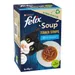 24 x 48g Felix Soup Wet Cat Food - 3 + 1 Free! * - Fish Selection Tender Strips (24 x 48g)