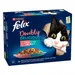 48 x 85g Felix Wet Cat Food - 3 + 1 Free! * - As Good As It Looks - Doubly Delicious Ocean Recipes in Jelly (48 x 85g)