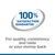 100% SATISFACTION GUARANTEE. For quality, consistency and taste or your money back (angol nyelvű szöveg).