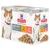 Hill's Science Plan Sterilised Cat Young Adult, Delicious Selection, 6x с пиле, 6x със сьомга. Късчета в сос. Опаковка с изображение на котка и купичка с храна.