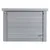 Grey wall made of Ecoflex material with horizontal panels and Ecoflex logo at the bottom right.