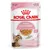 ROYAL CANIN Kitten Sterilised, 85 g, 6–12 months, in jelly, no preservatives, post-sterilisation phase, image of a cat on the packaging.