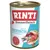 RINTI Kennerfleisch con pesce di mare, senza cereali. Rinti dal 1983 Original. Immagine di pesce e pezzi di carne.