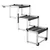 Trixie Friends on Tour 3-stufige Falt-Treppe, Aluminium/TPR - L 120 x B 37 x H 50 cm / L 100 x B 37 x H 57 cm Trixie Friends on Tour 3-stufige Falt-Treppe, Aluminium/TPR - L 120 x B 37 x H 50 cm / L 100 x B 37 x H 57 cm
