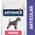 Advance Veterinary Diets affinity, SENIOR, ARTICULAR. Opakowanie z wizerunkiem psa i oznaczeniem na tylnej łapie.
