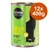 Cosma Pure Love Chicken Breast in Jelly, Single Protein, Pure Meat, 12x400g. Grünes Design mit Silhouette einer Katze und Huhn-Symbol.
