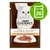 Purina Gourmet A la Carte, opakowanie z białym kotem, widoczny napis: Rezepte des Küchenchefs, 26 saszetek w zestawie, ilustracja dania z mięsem i warzywami.