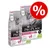 To poser Purina Pro Plan Delicate Adult kattefoder med teksten 'OPTIDIGEST', 'HIGH QUALITY LAMB N°1 INGREDIENT', 'RICHE EN AGNEAU' og stort procenttegn for tilbud.