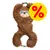 Giocattolo per cani a forma di bradipo marrone con maniglie in corda colorata, simbolo percentuale rosso su sfondo giallo che indica offerta o sconto visibile sull'immagine. Giocattolo per cani a forma di bradipo marrone con maniglie in corda colorata, simbolo percentuale rosso su sfondo giallo che indica offerta o sconto visibile sull'immagine.